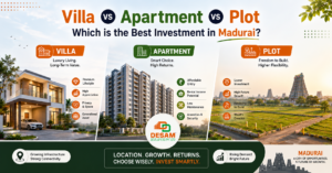 Villa vs Apartment vs Plot: Which is the Best Investment in Madurai?