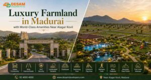 Luxury Farmland in Madurai with World-Class Amenities Near Alagar Kovil